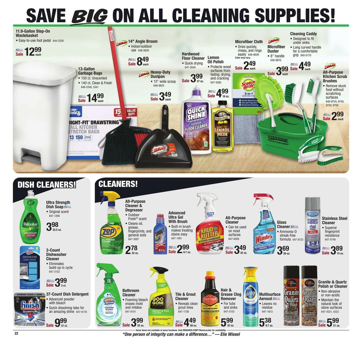 Menards Weekly Ad from November 29
