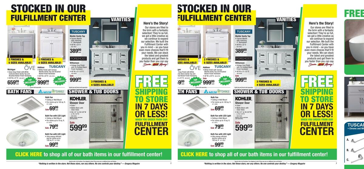 Menards Weekly Ad from November 29