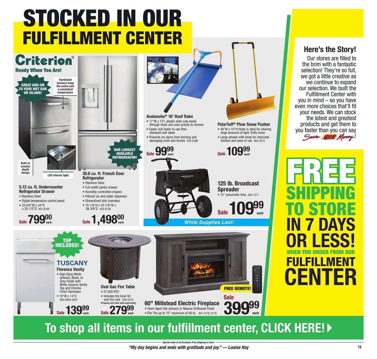Menards Weekly Ad from December 6
