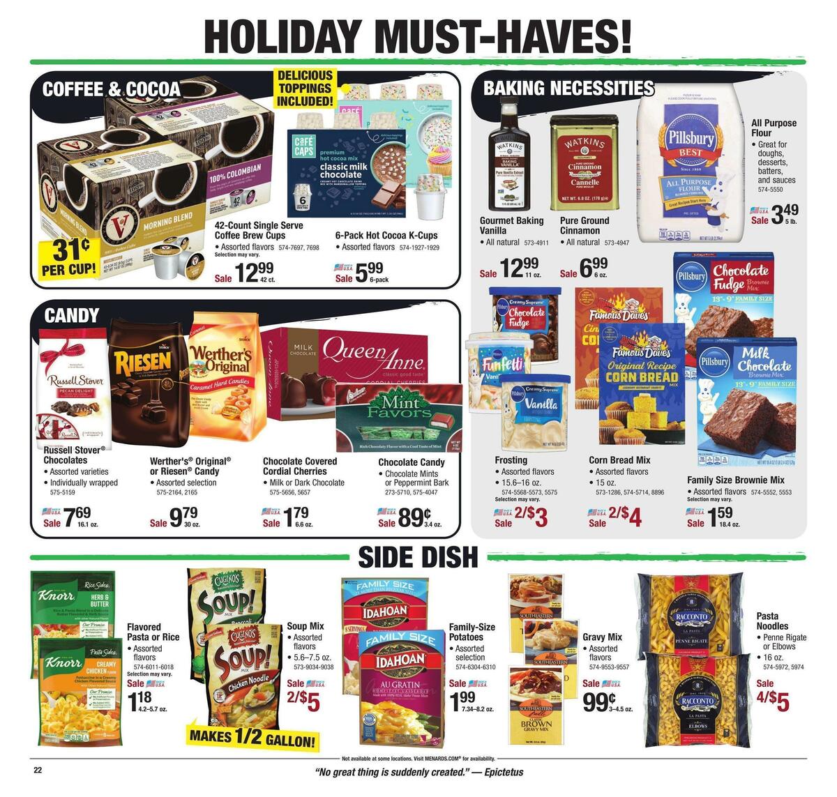 Menards Weekly Ad from December 6