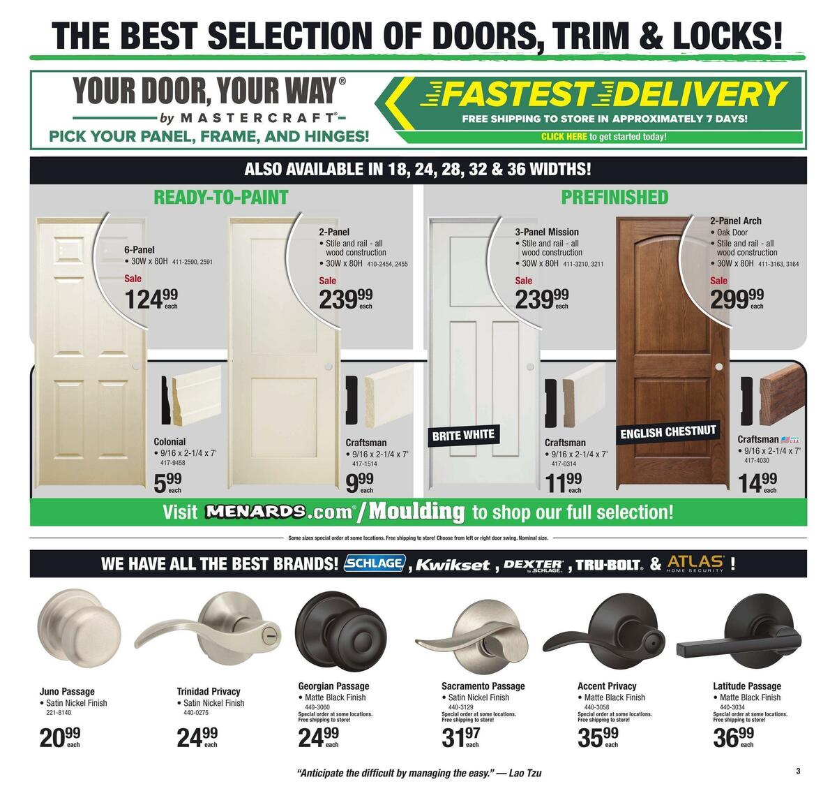 Menards Weekly Ad from December 6