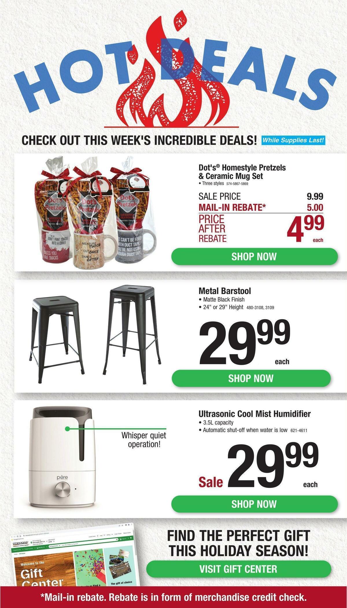Menards Hot Deals Weekly Ad from December 11