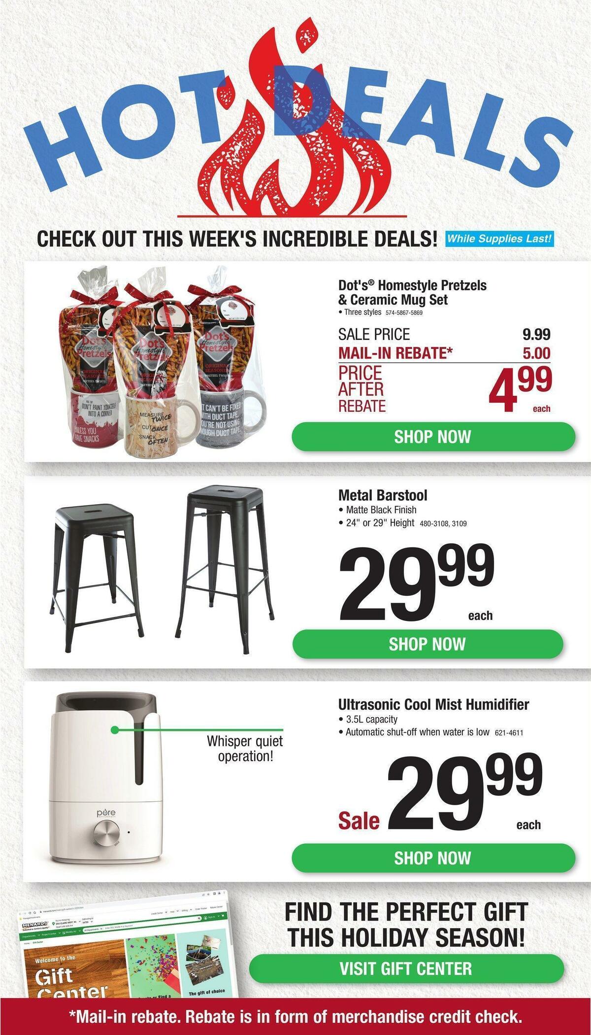 Menards Hot Deals Weekly Ad from December 11