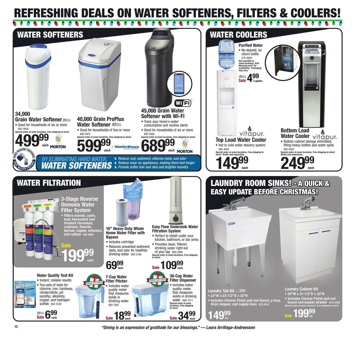 Menards Weekly Ad from December 13