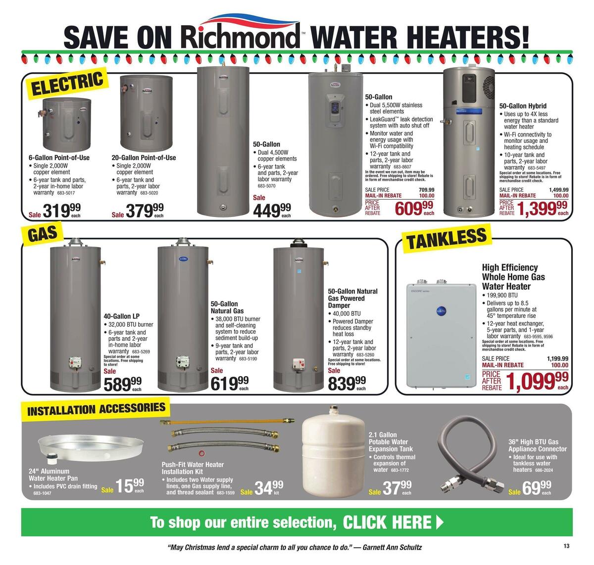 Menards Weekly Ad from December 13