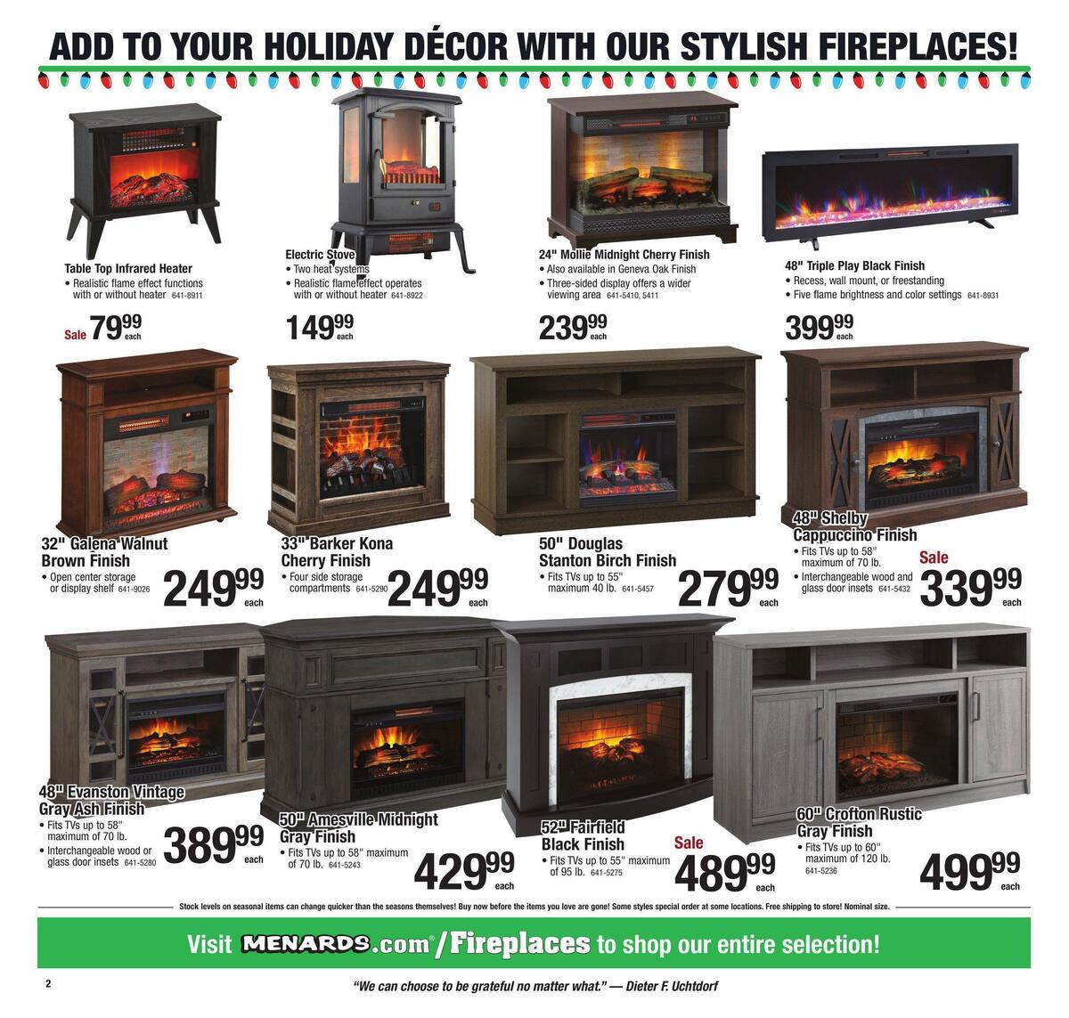 Menards Weekly Ad from December 13