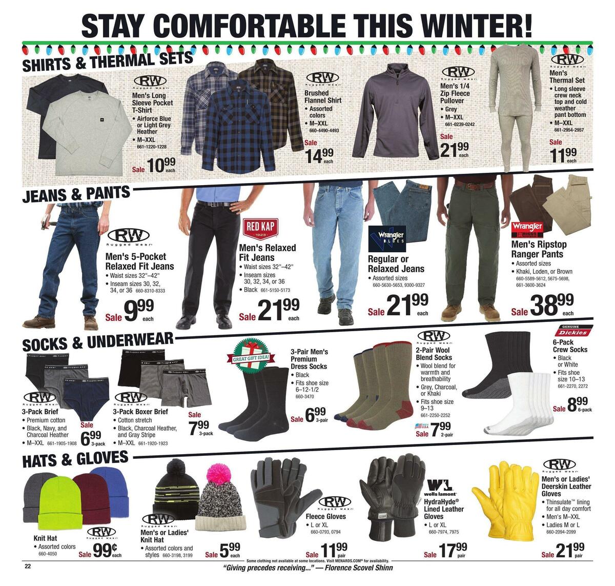 Menards Weekly Ad from December 13
