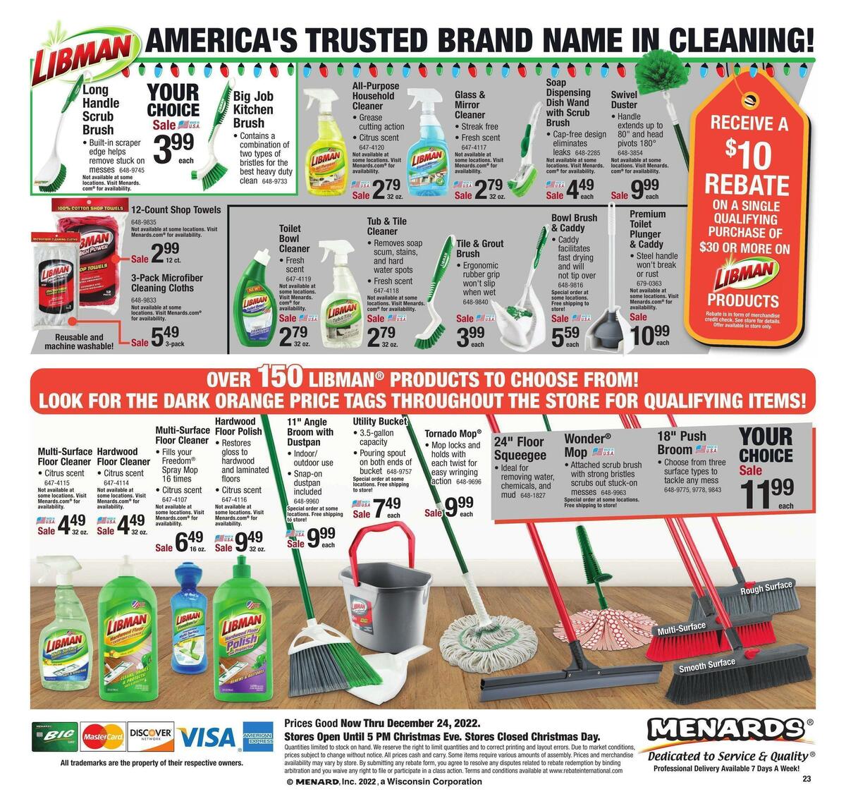 Menards Weekly Ad from December 13