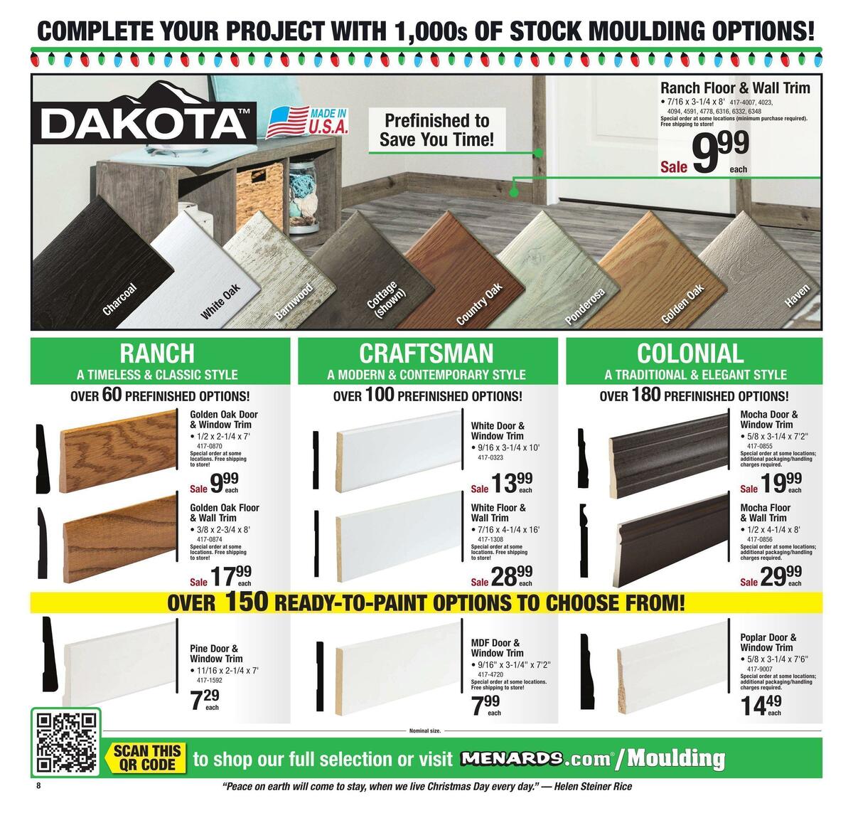 Menards Weekly Ad from December 13