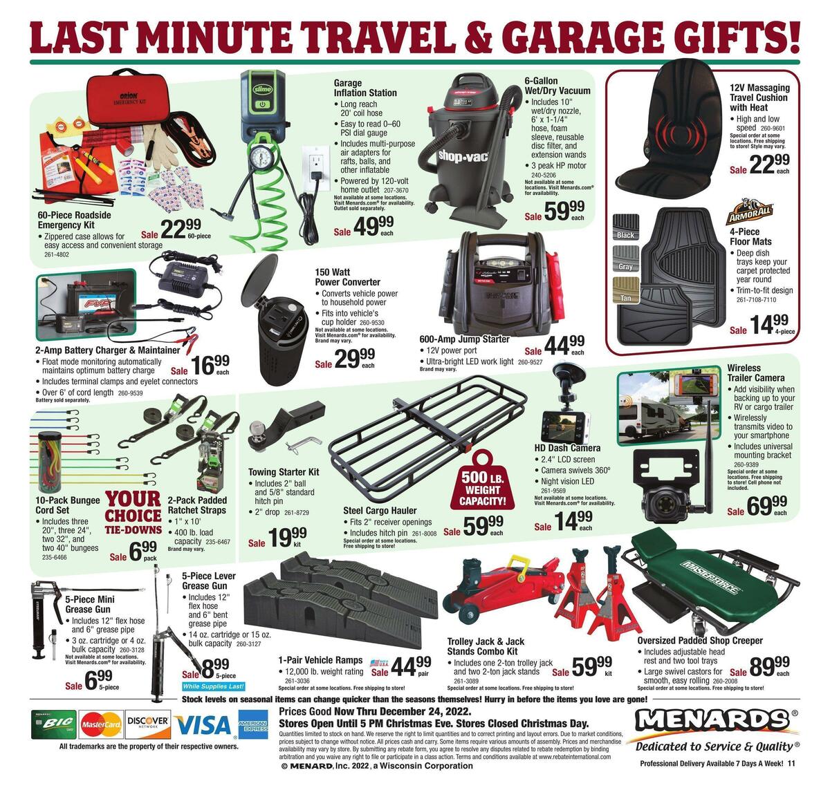 Menards Weekly Ad from December 16