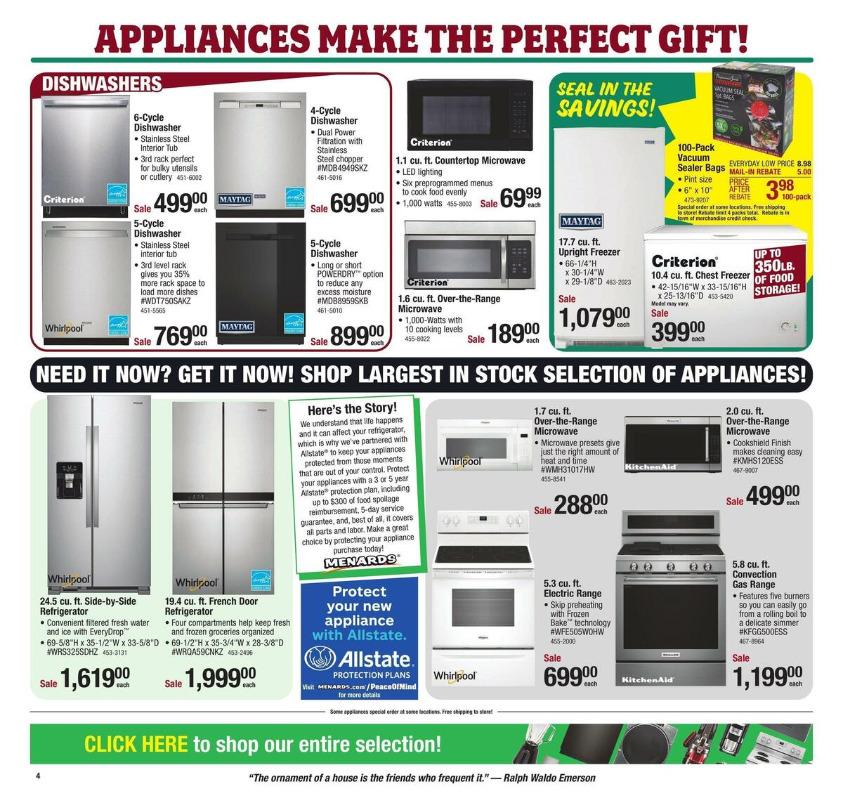 Menards Weekly Ad from December 16