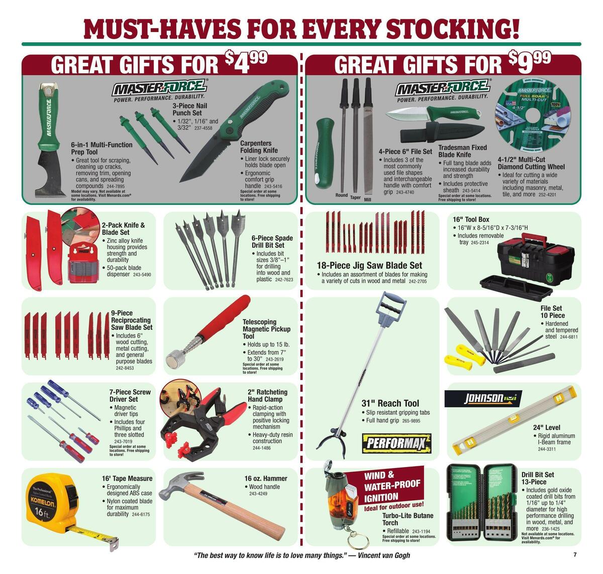 Menards Weekly Ad from December 16