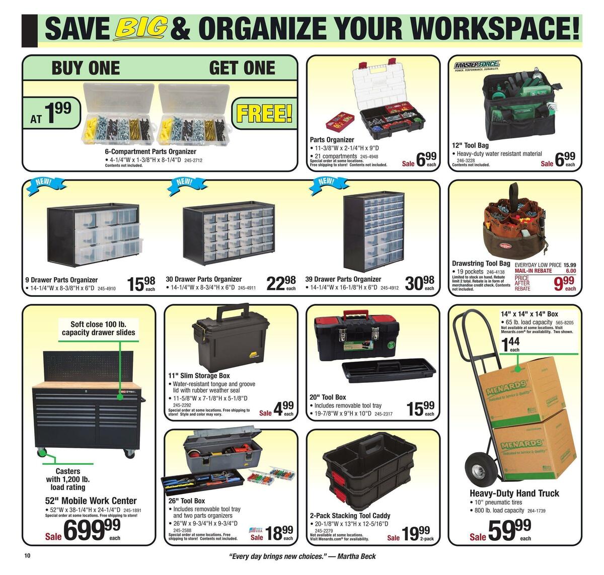 Menards Weekly Ad from December 25