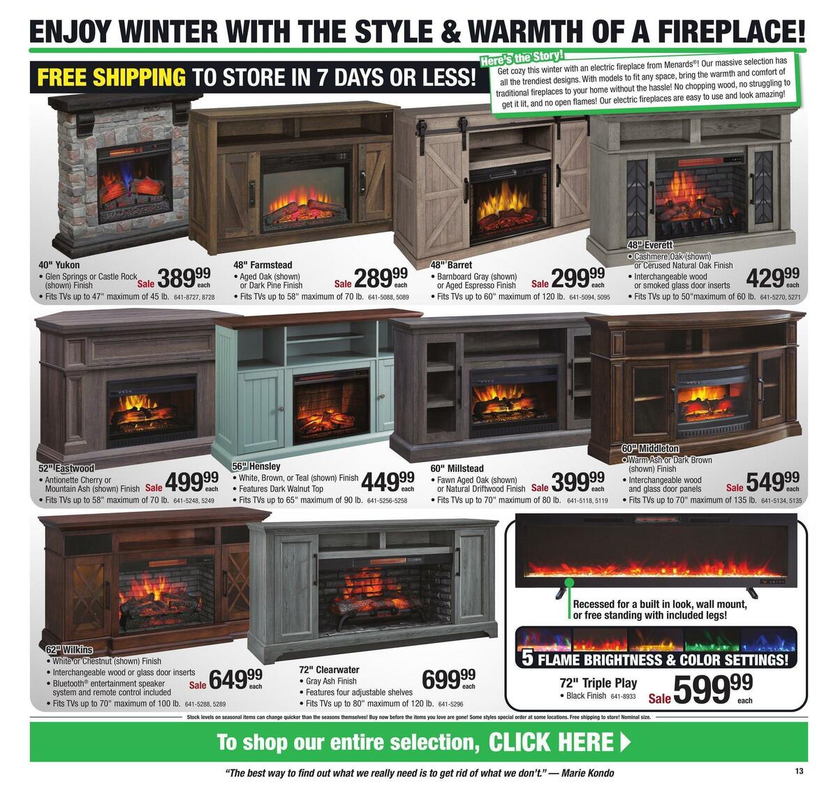 Menards Weekly Ad from December 25