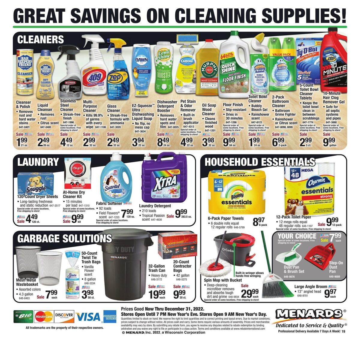 Menards Weekly Ad from December 25