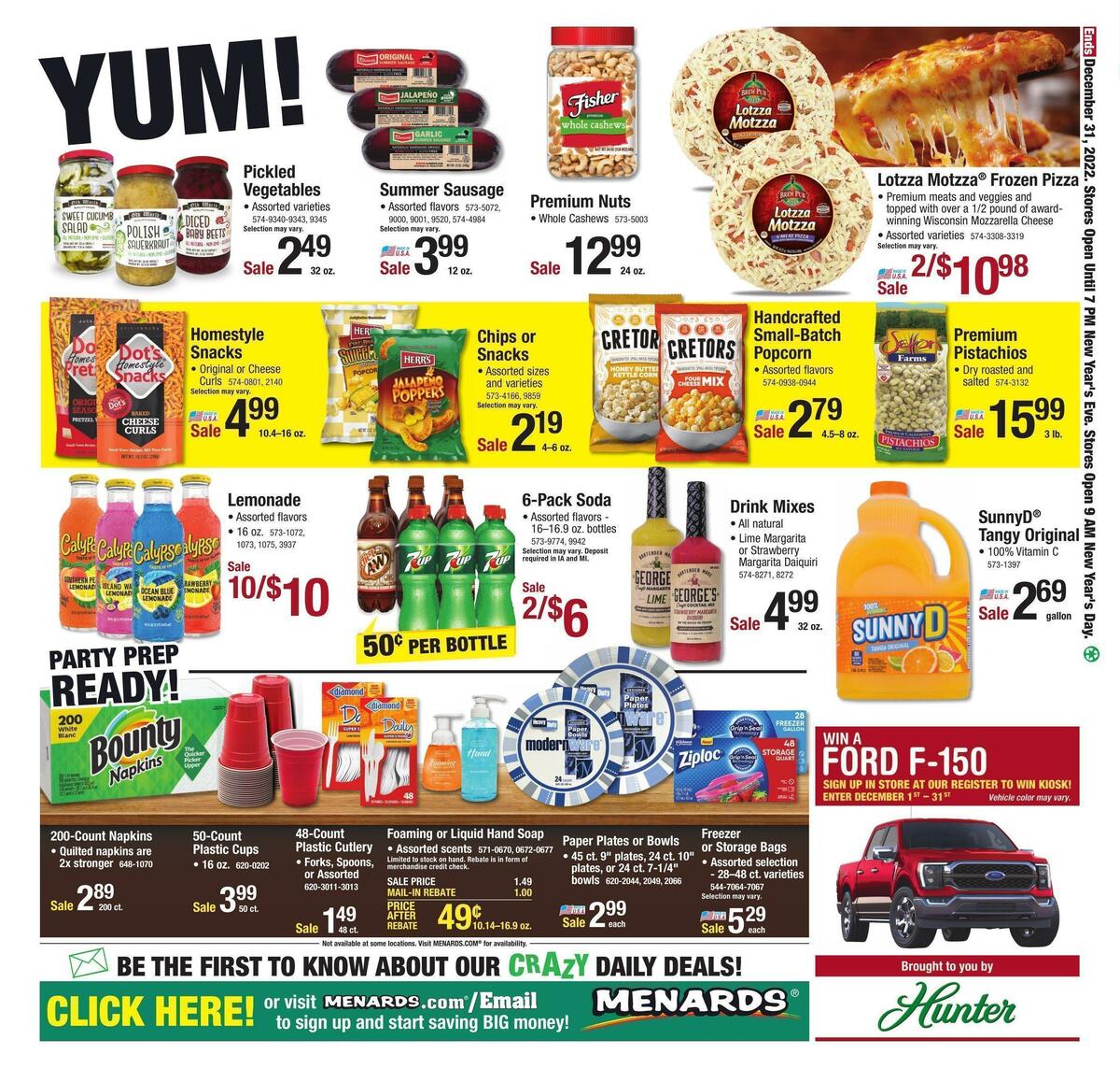 Menards Weekly Ad from December 25