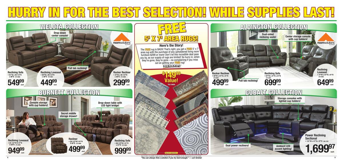 Menards Weekly Ad from January 1