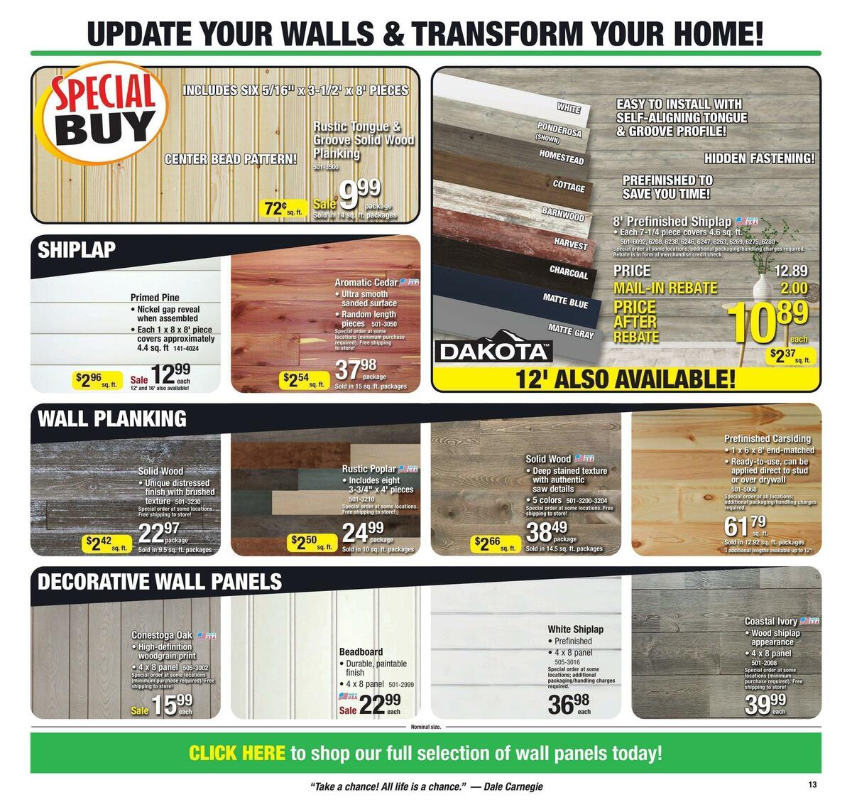 Menards Weekly Ad from January 1