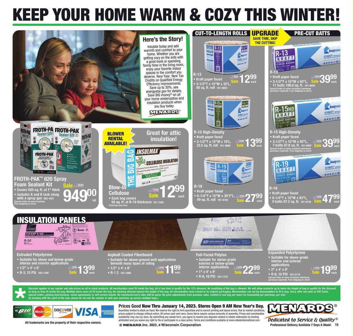 Menards Weekly Ad from January 1