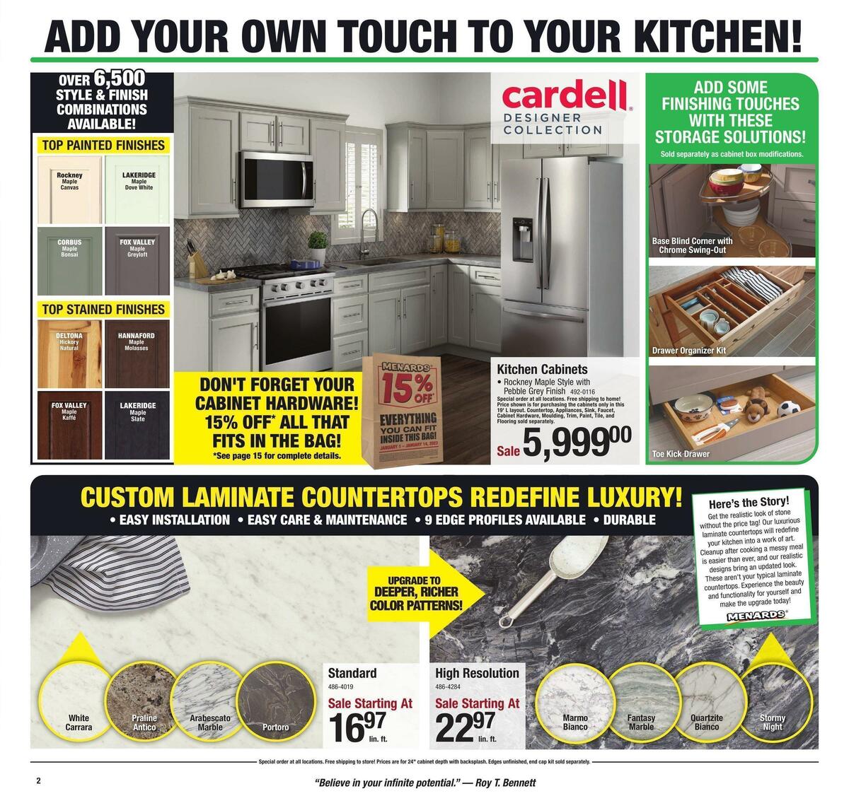 Menards Weekly Ad from January 1