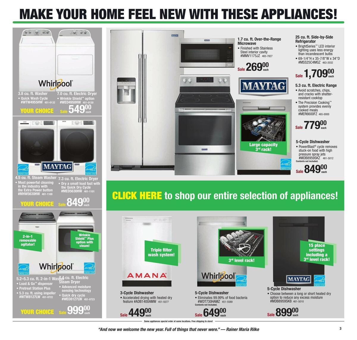 Menards Weekly Ad from January 1