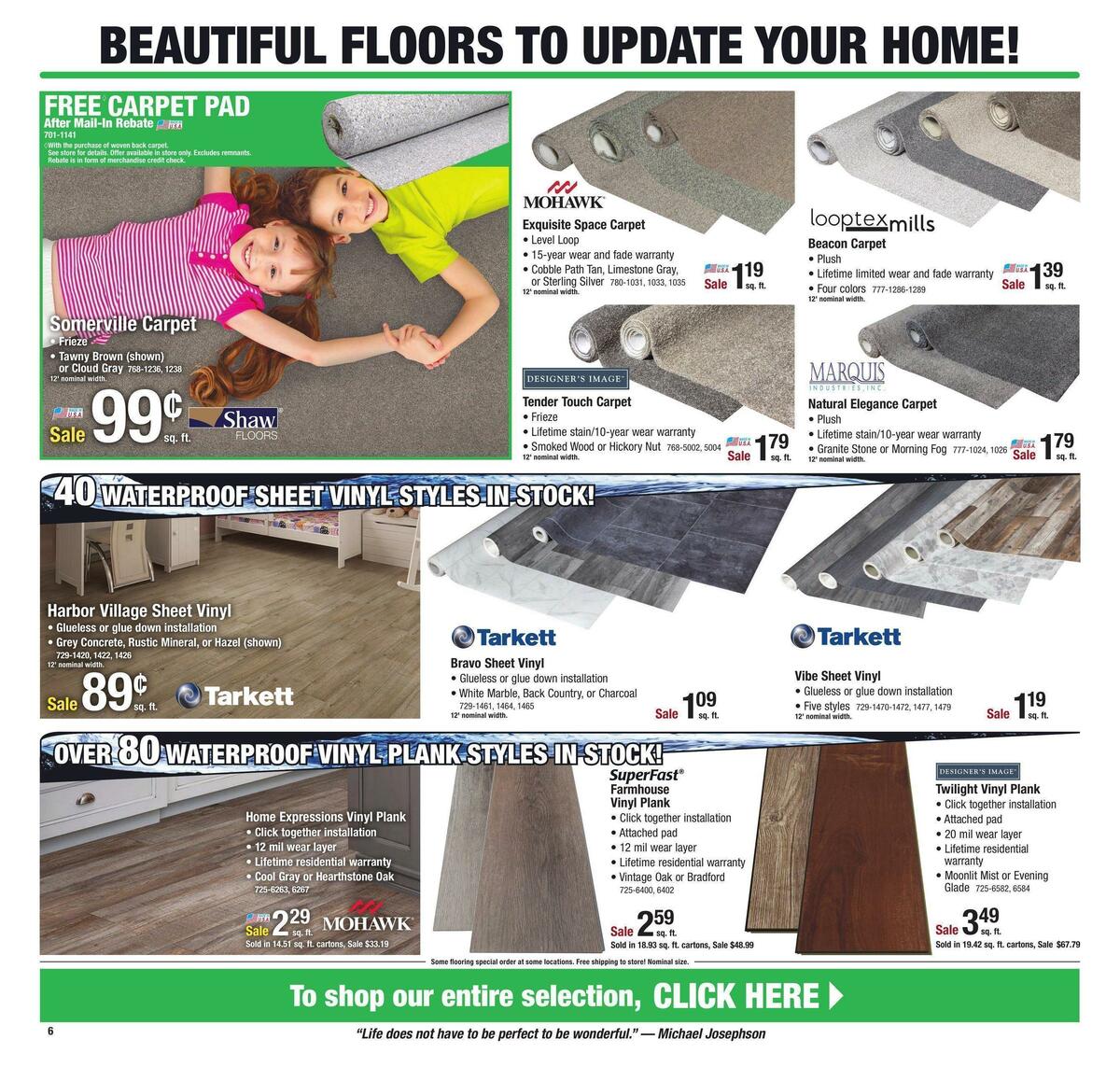 Menards Weekly Ad from January 1