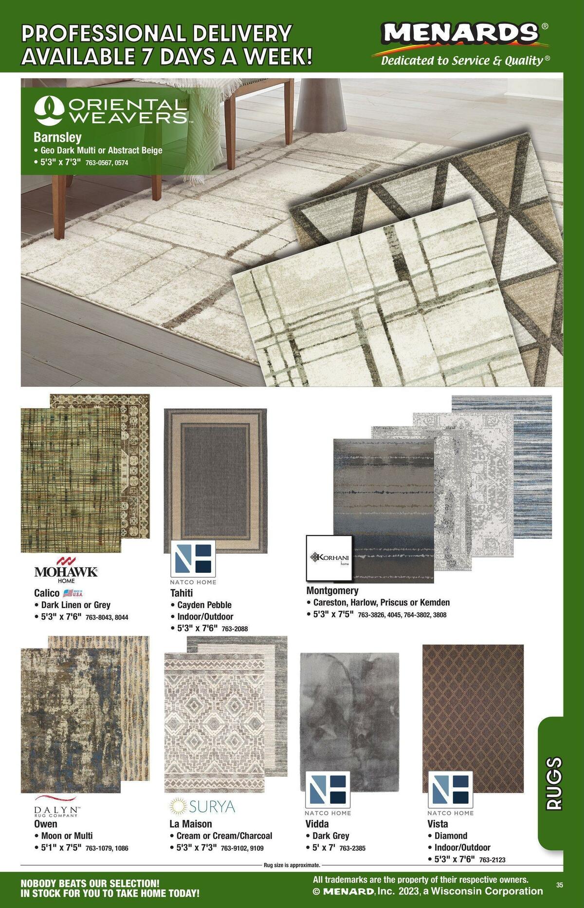 Menards Flooring Catalog Weekly Ad from November 1