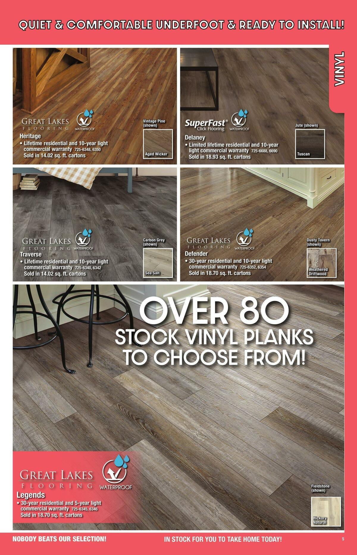 Menards Flooring Catalog Weekly Ad from November 1