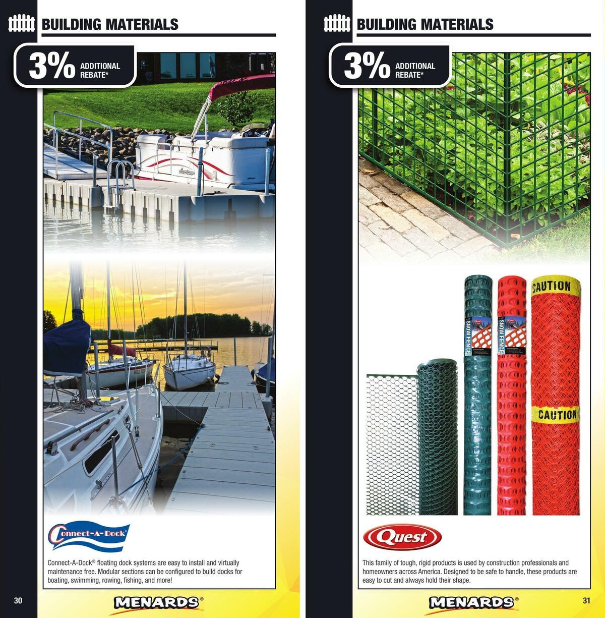 Menards Big Card Brochure Weekly Ad from January 2