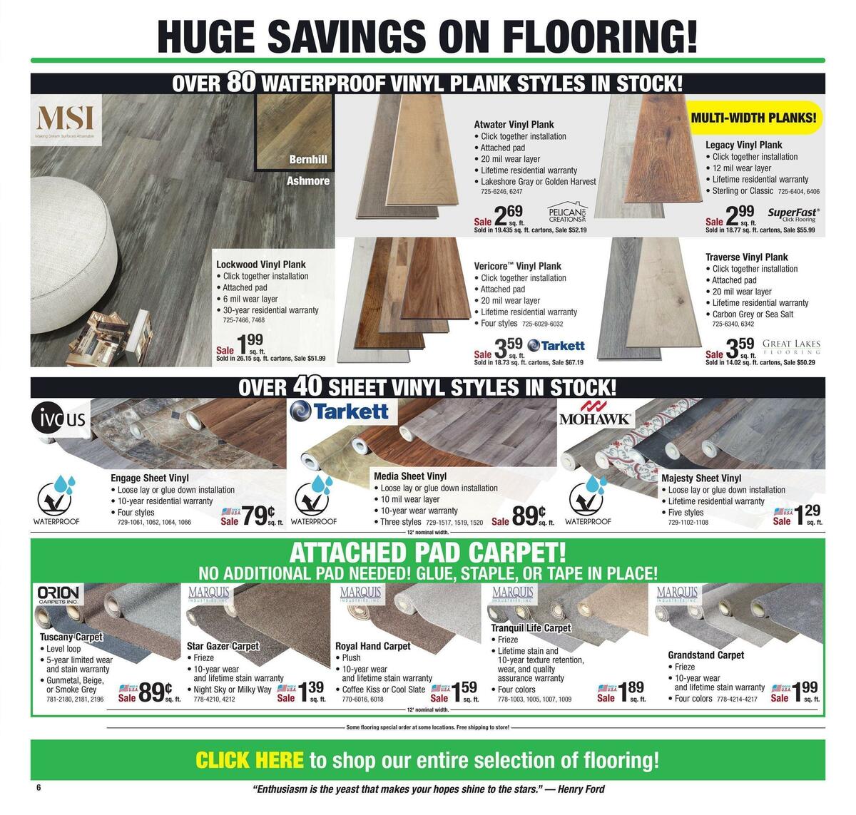 Menards Weekly Ad from January 4