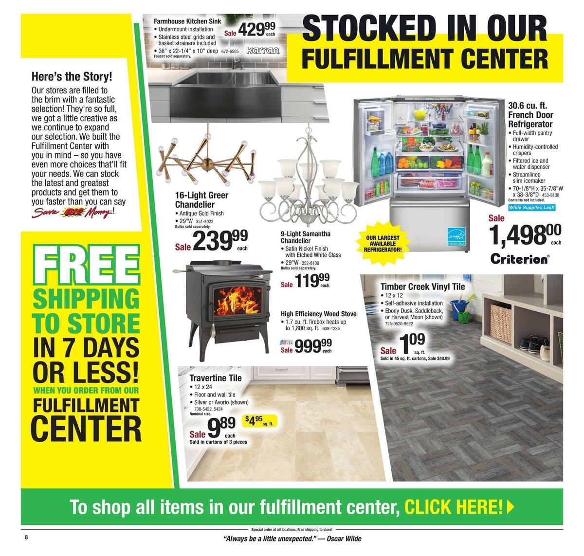 Menards Weekly Ad from January 4