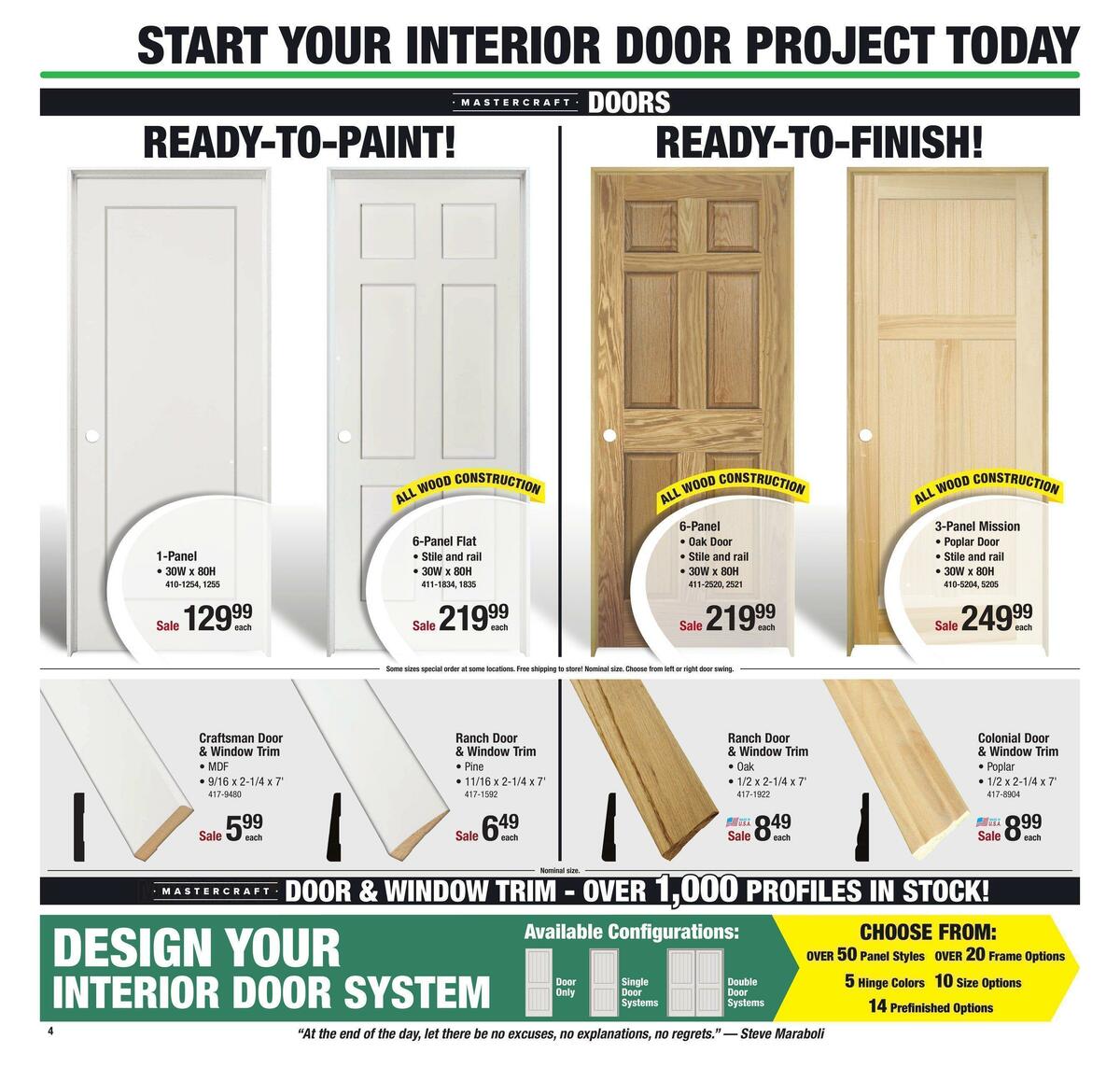 Menards Weekly Ad from January 4