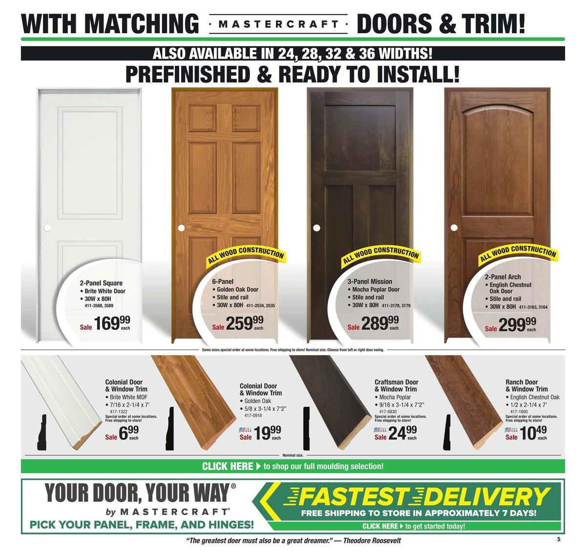 Menards Weekly Ad from January 4