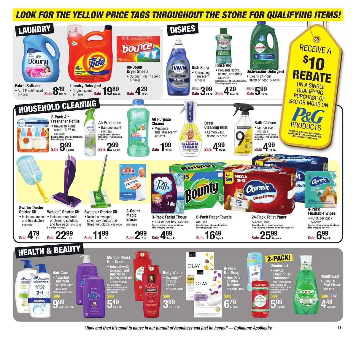 Menards Weekly Ad from January 15