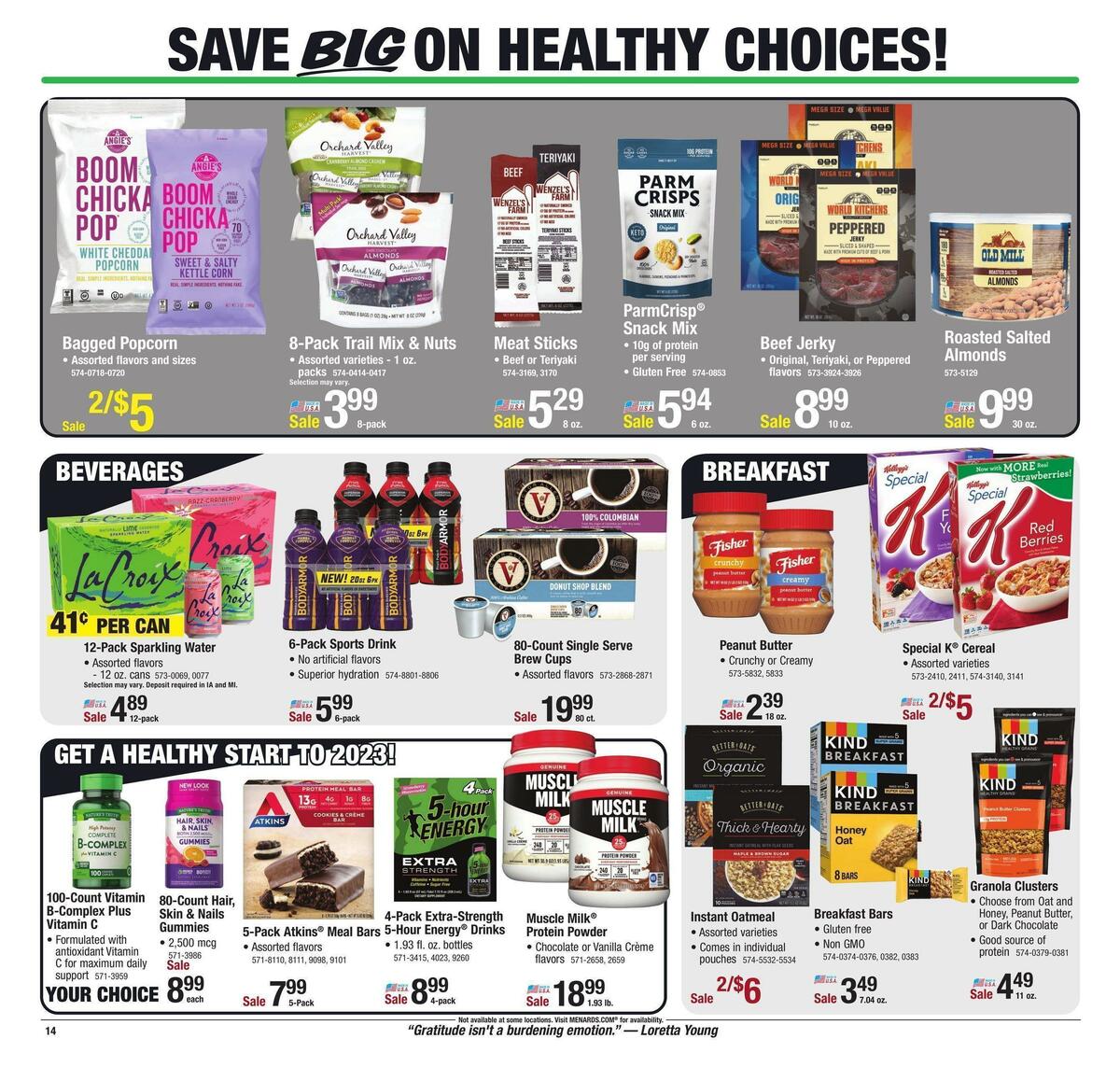 Menards Weekly Ad from January 15
