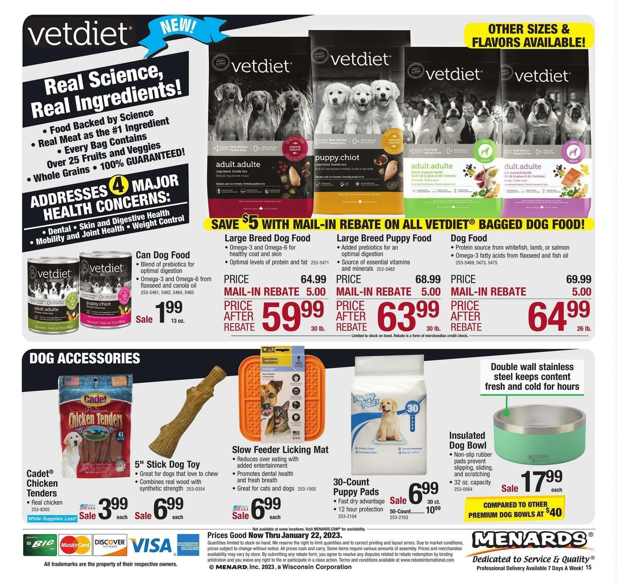 Menards Weekly Ad from January 15