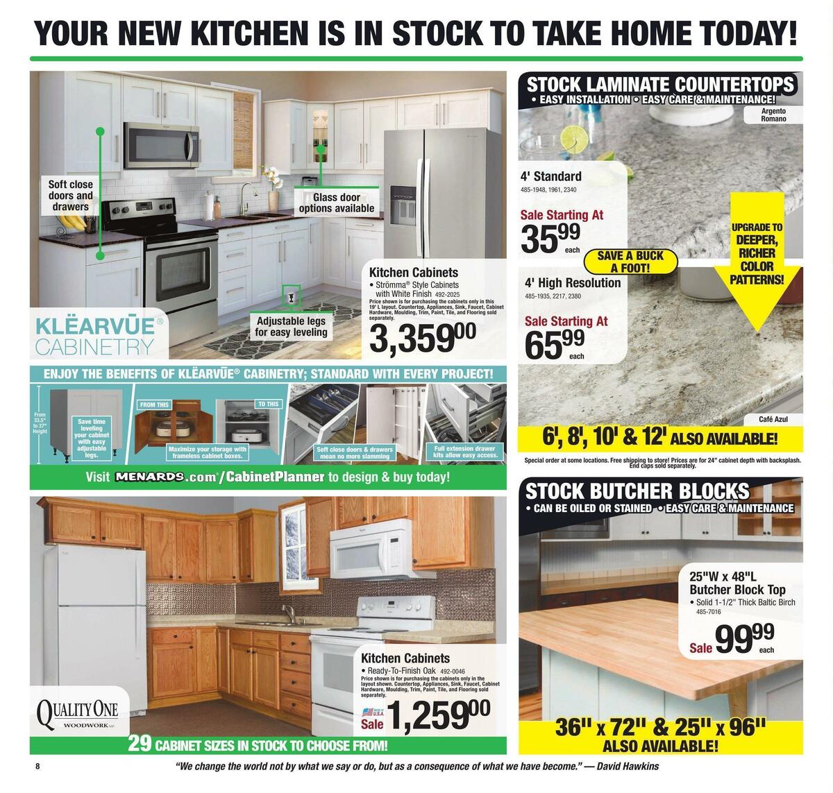 Menards Weekly Ad from January 19