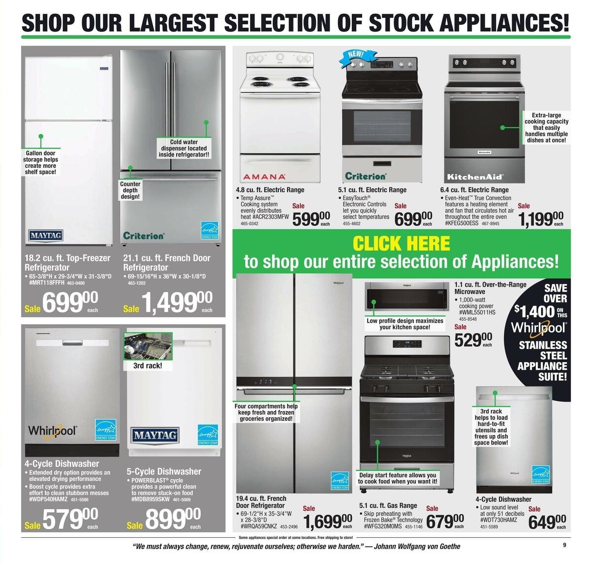 Menards Weekly Ad from January 19
