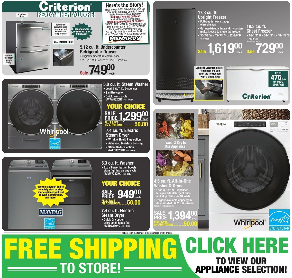 Menards Weekly Ad from January 19