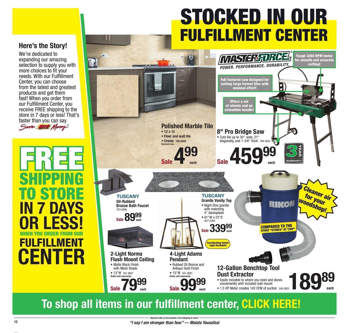 Menards Weekly Ad from January 19