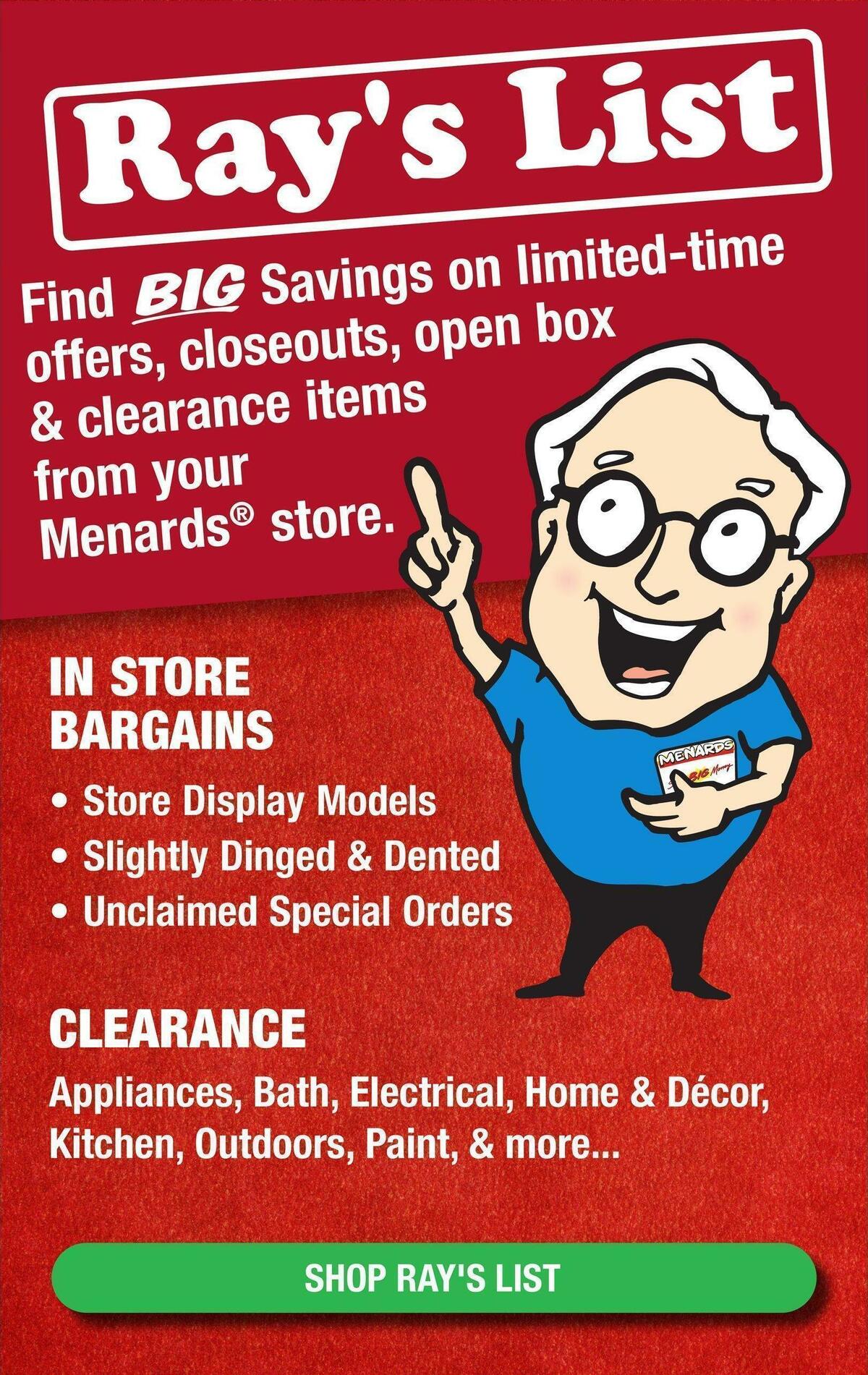 Menards Weekly Ad from January 19