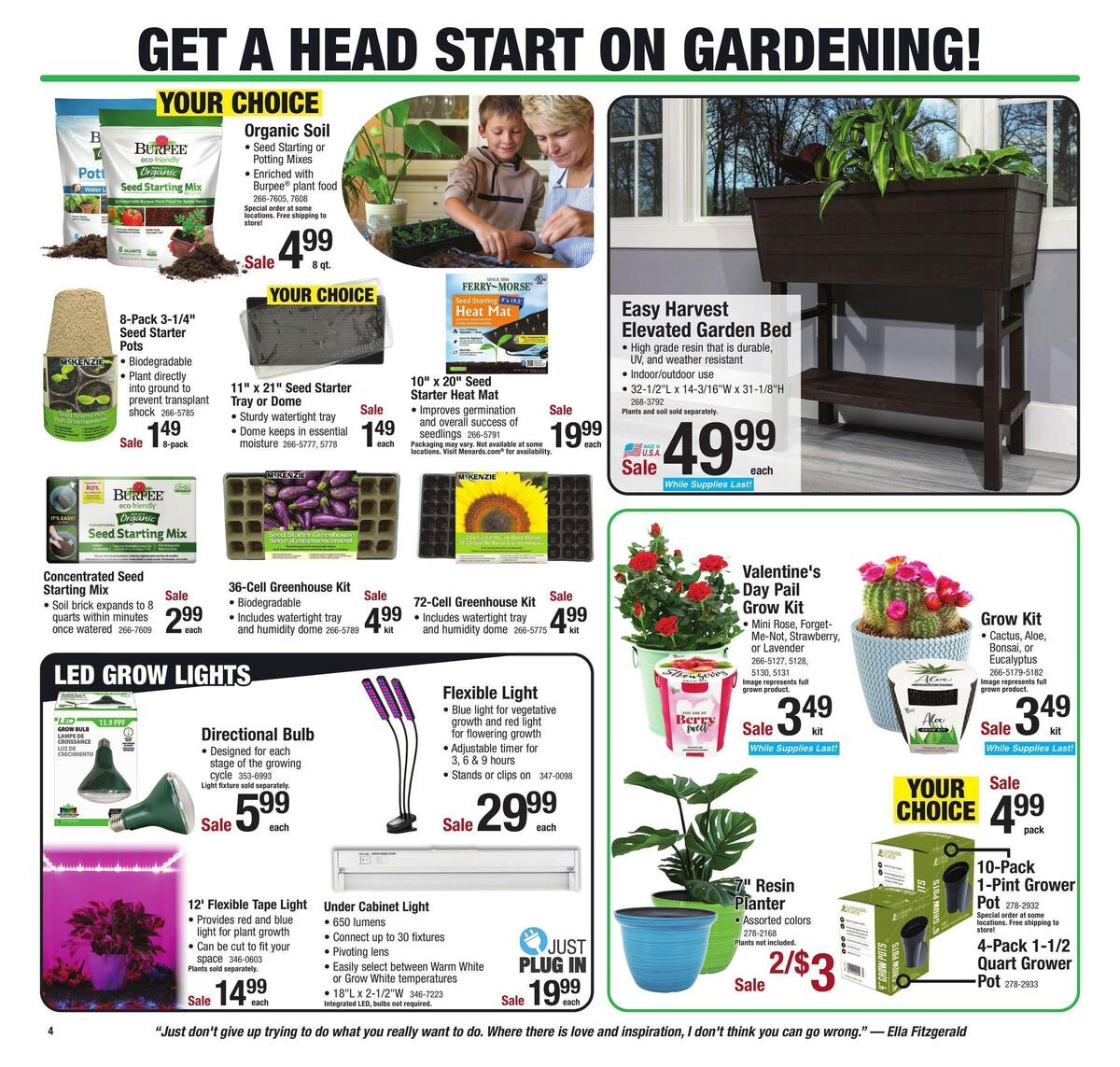 Menards Weekly Ad from January 19