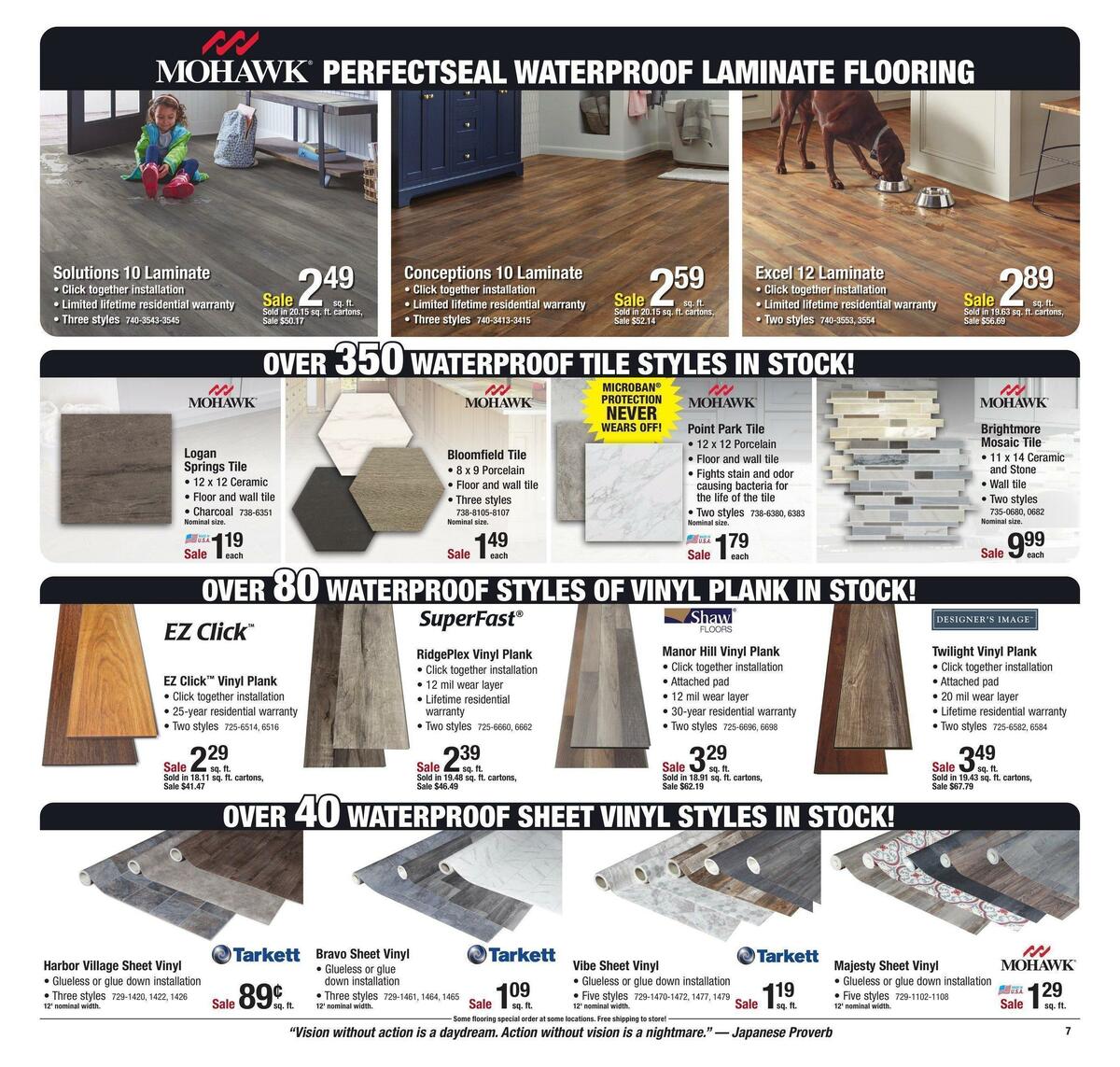 Menards Weekly Ad from January 25