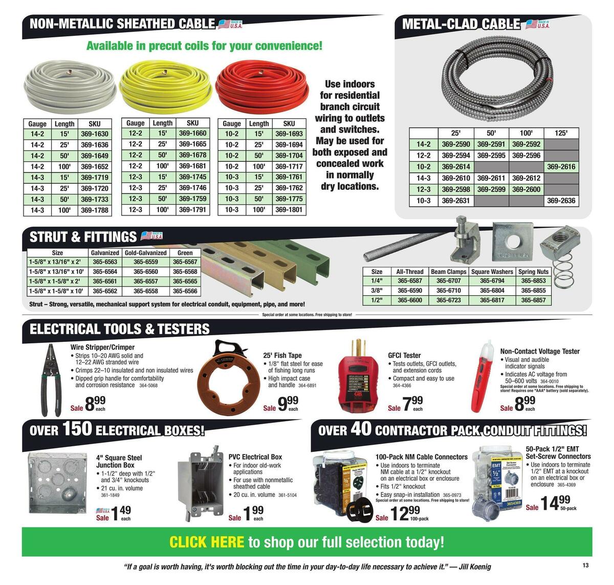 Menards Weekly Ad from January 25