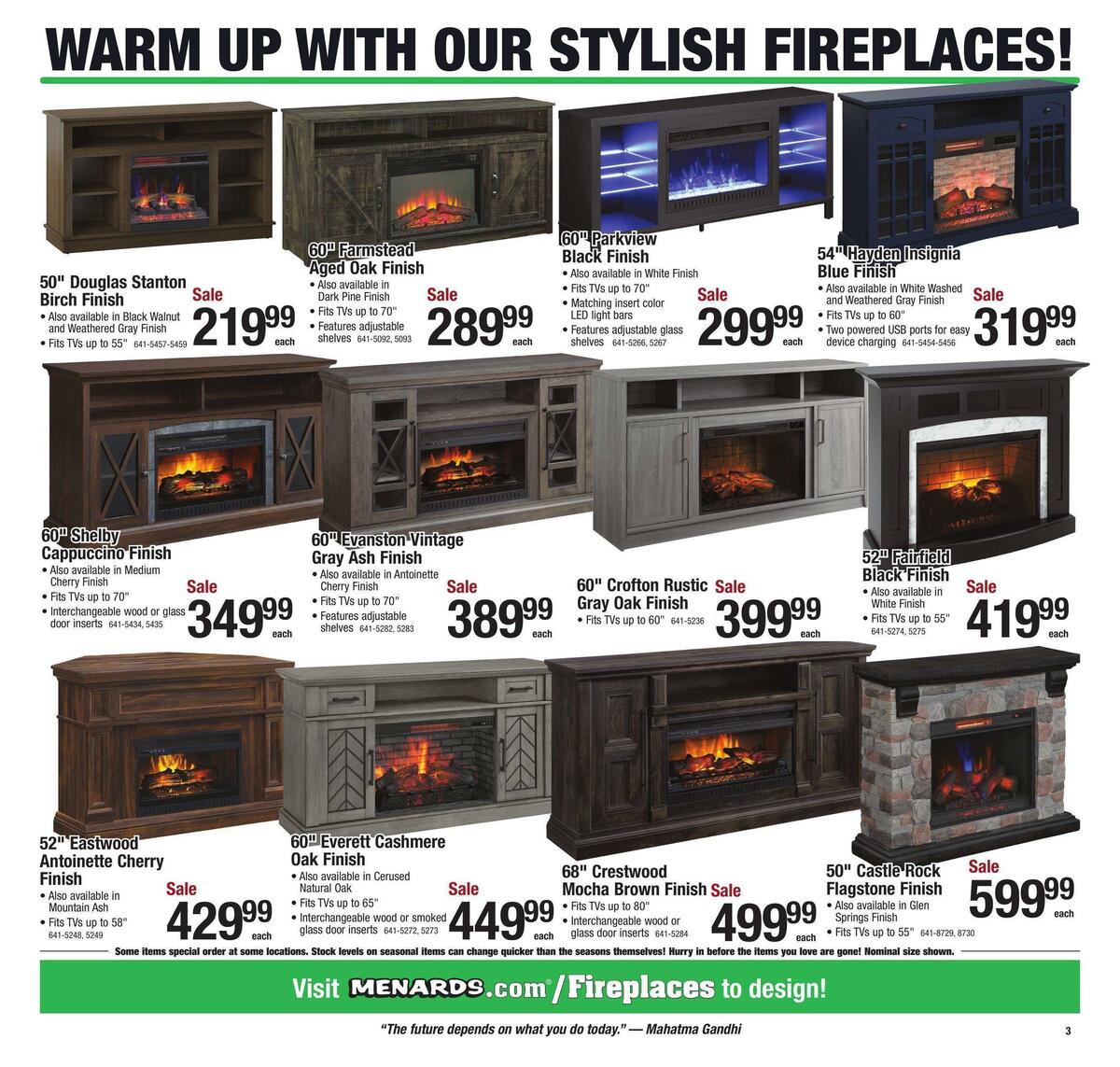 Menards Weekly Ad from January 25