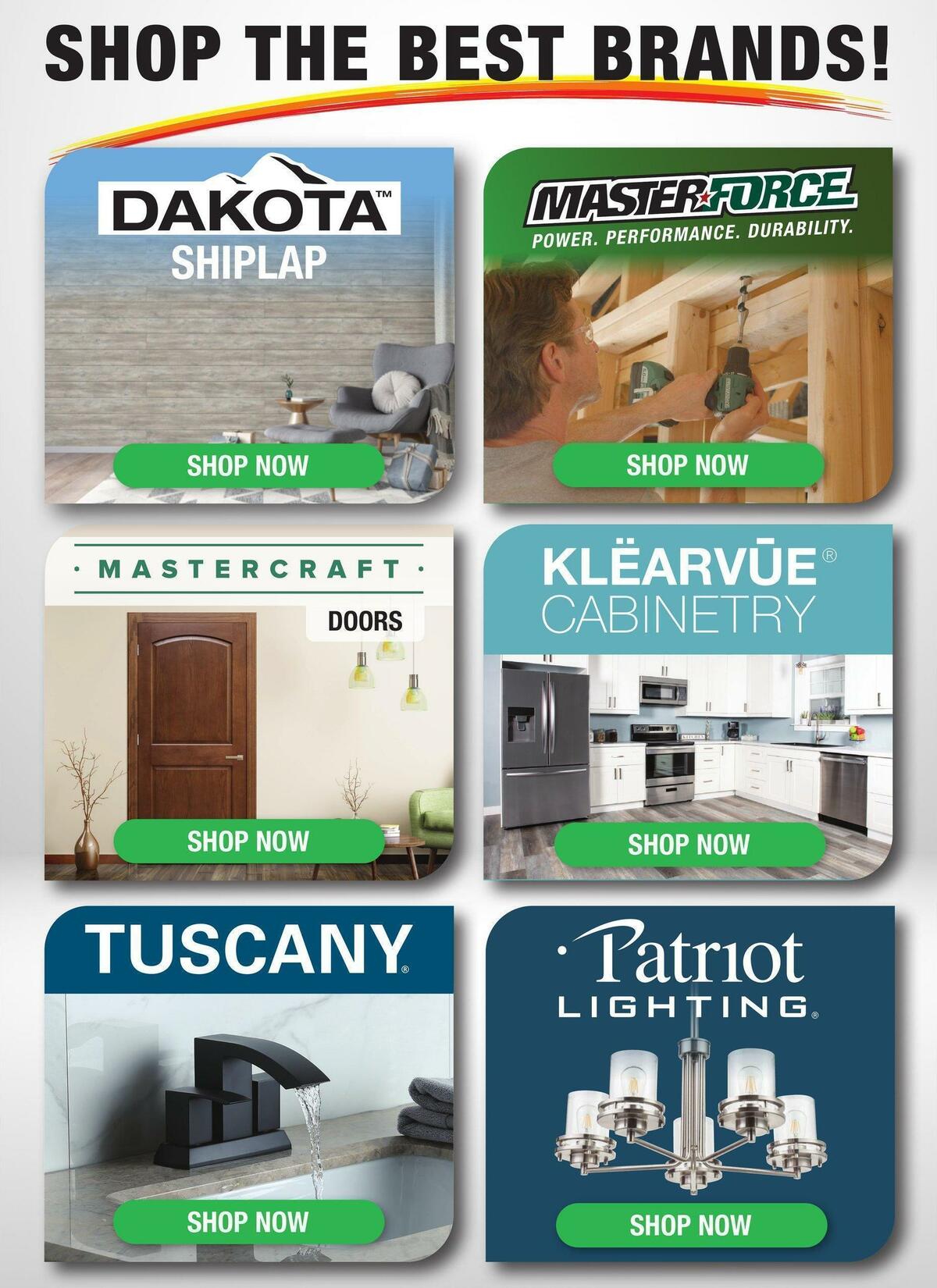 Menards Weekly Ad from January 25