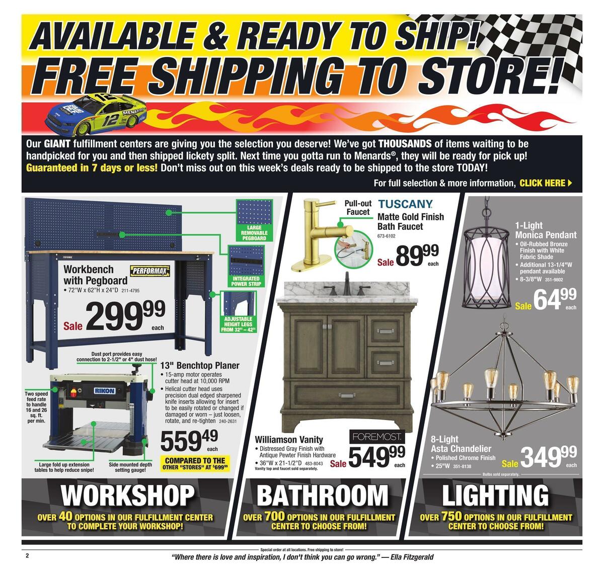 Menards Weekly Ad from February 1