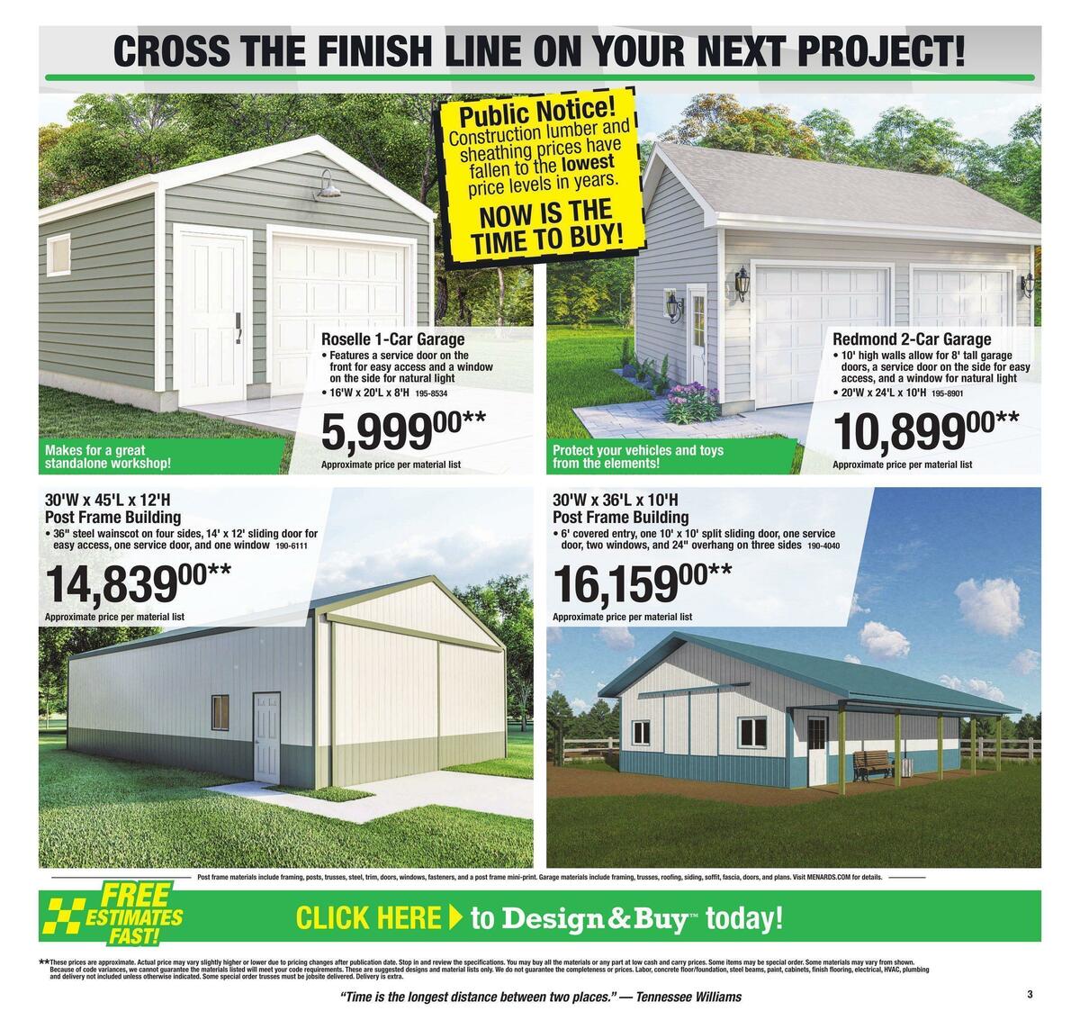 Menards Weekly Ad from February 1