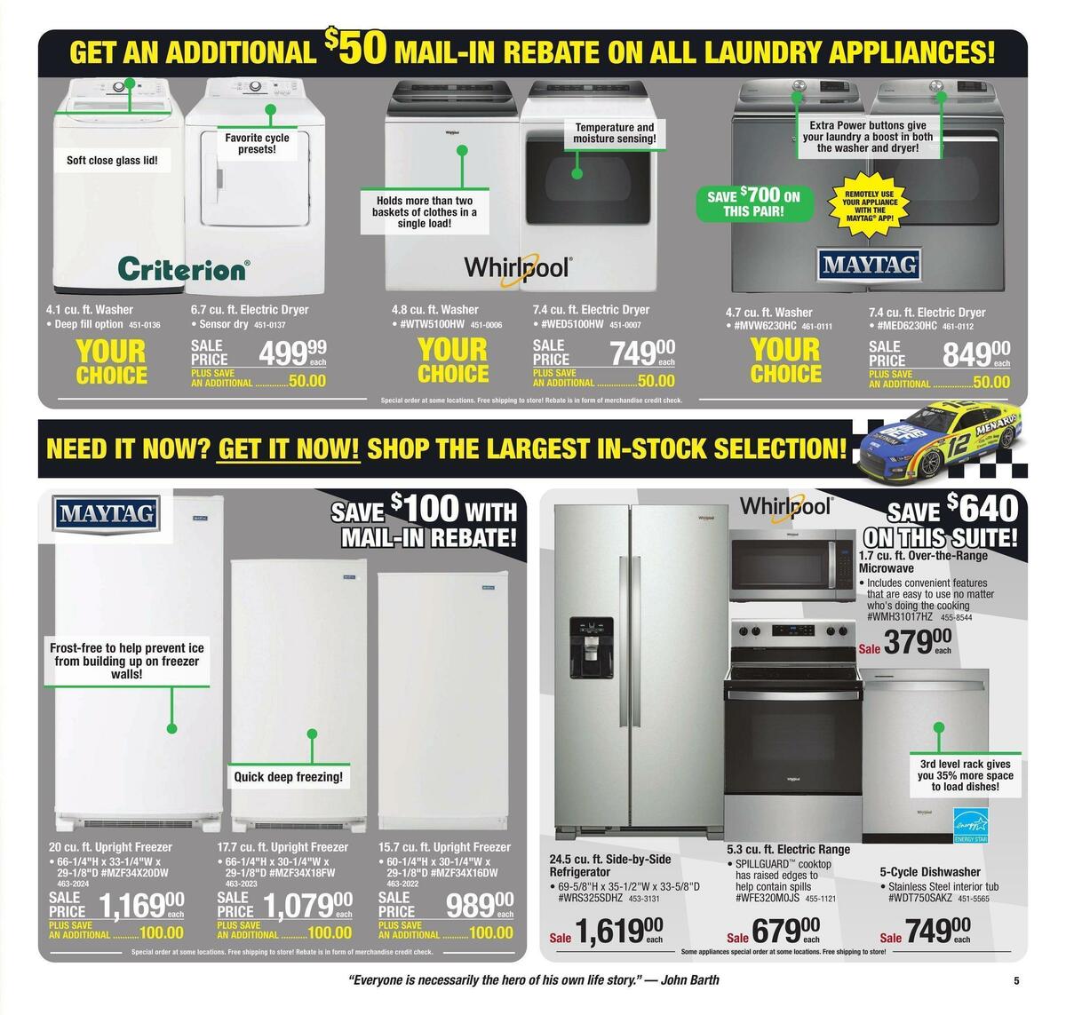 Menards Weekly Ad from February 1