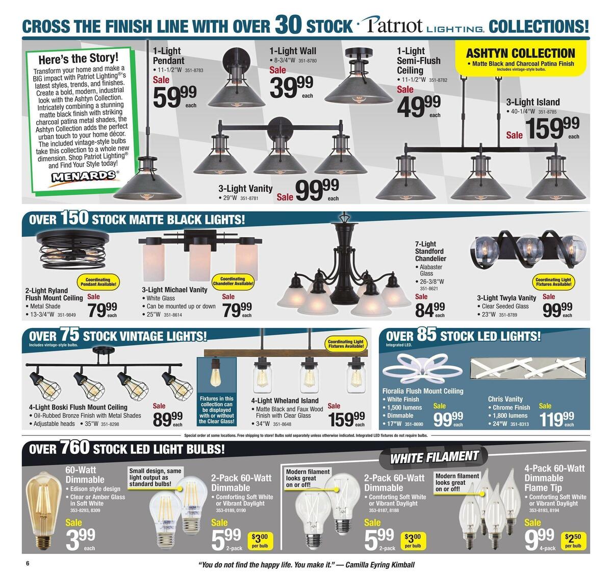 Menards Weekly Ad from February 8